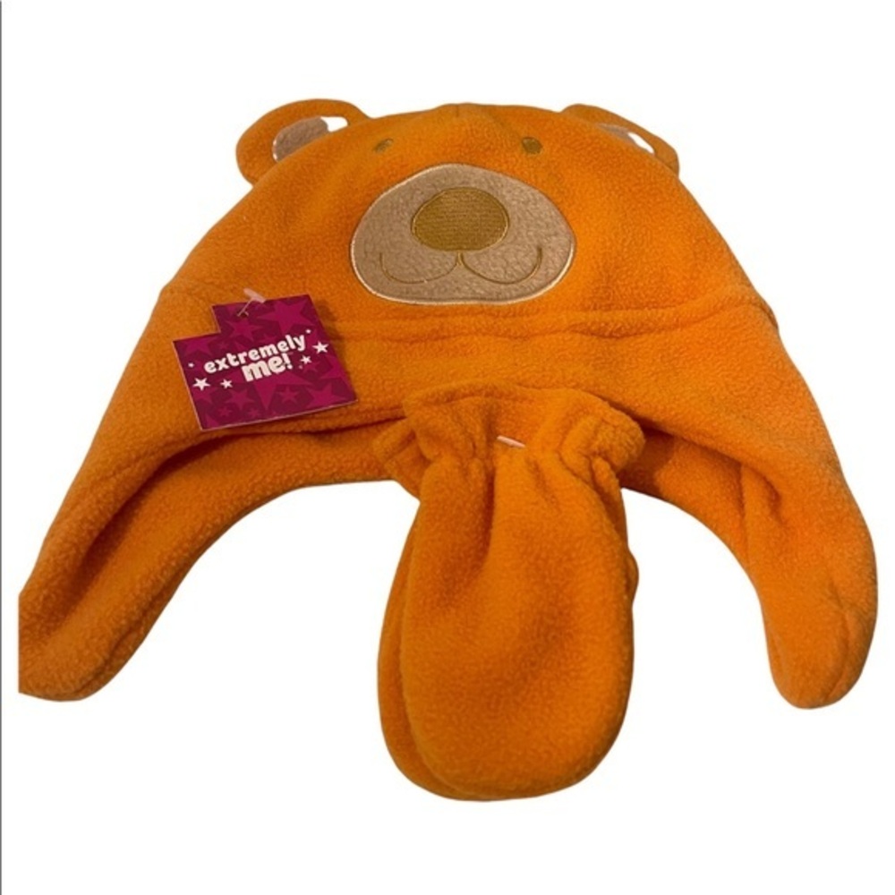 Extremely Me  Kids fleece hat and mittens 2 pc Set NWT
